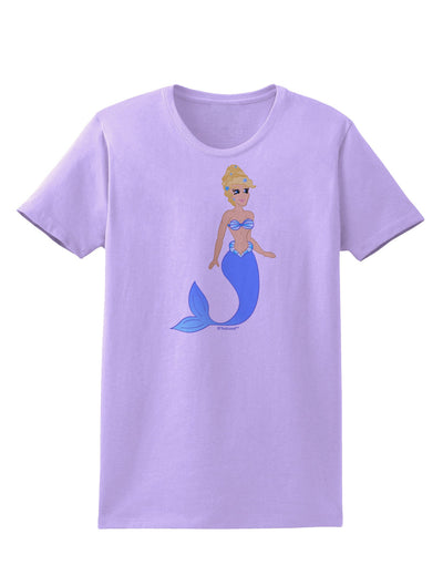 Mermaid Design - Blue Womens T-Shirt-Womens T-Shirt-TooLoud-Lavender-X-Small-Davson Sales