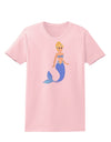 Mermaid Design - Blue Womens T-Shirt-Womens T-Shirt-TooLoud-PalePink-X-Small-Davson Sales