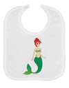 Mermaid Design - Green Baby Bib