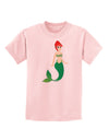 Mermaid Design - Green Childrens T-Shirt-Childrens T-Shirt-TooLoud-PalePink-X-Small-Davson Sales