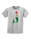 Mermaid Design - Green Childrens T-Shirt-Childrens T-Shirt-TooLoud-AshGray-X-Small-Davson Sales