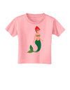 Mermaid Design - Green Toddler T-Shirt-Toddler T-Shirt-TooLoud-Candy-Pink-2T-Davson Sales