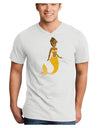 Mermaid Design - Yellow Adult V-Neck T-shirt-Mens V-Neck T-Shirt-TooLoud-White-Small-Davson Sales