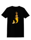 Mermaid Design - Yellow Womens Dark T-Shirt-TooLoud-Black-X-Small-Davson Sales