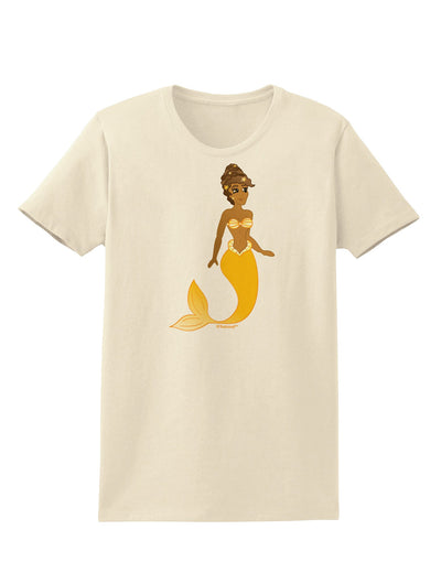 Mermaid Design - Yellow Womens T-Shirt-Womens T-Shirt-TooLoud-Natural-X-Small-Davson Sales