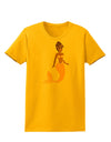 Mermaid Design - Yellow Womens T-Shirt-Womens T-Shirt-TooLoud-Gold-X-Small-Davson Sales