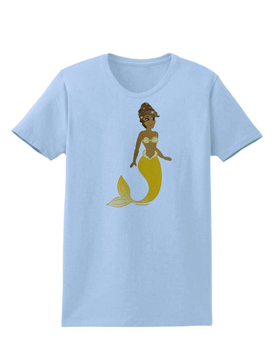 Mermaid Design - Yellow Womens T-Shirt-Womens T-Shirt-TooLoud-Light-Blue-X-Small-Davson Sales
