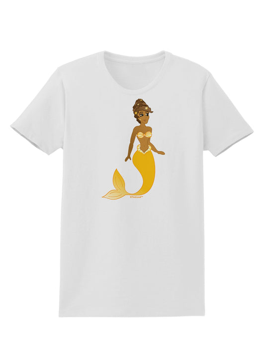 Mermaid Design - Yellow Womens T-Shirt-Womens T-Shirt-TooLoud-White-X-Small-Davson Sales