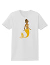 Mermaid Design - Yellow Womens T-Shirt-Womens T-Shirt-TooLoud-White-X-Small-Davson Sales