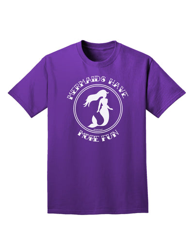 Mermaids Have More Fun Adult Dark T-Shirt-Mens T-Shirt-TooLoud-Purple-Small-Davson Sales