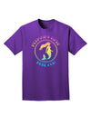 Mermaids Have More Fun - Beachy Colors Adult Dark T-Shirt-Mens T-Shirt-TooLoud-Purple-Small-Davson Sales