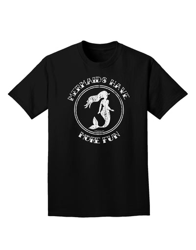 Mermaids Have More Fun - Distressed Adult Dark T-Shirt-Mens T-Shirt-TooLoud-Black-Small-Davson Sales