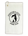 Mermaids Have More Fun Micro Terry Gromet Golf Towel 16 x 25 inch-Golf Towel-TooLoud-White-Davson Sales