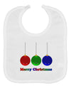 Merry Christmas Cute Christmas Ornaments Baby Bib