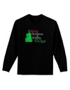 Merry Christmas & Happy New Year Adult Long Sleeve Dark T-Shirt-TooLoud-Black-Small-Davson Sales