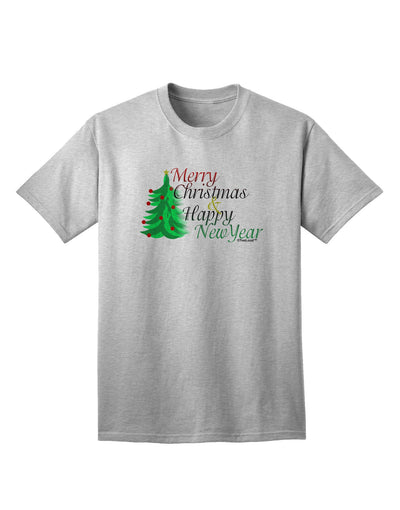 Merry Christmas & Happy New Year Adult T-Shirt-Mens T-Shirt-TooLoud-AshGray-Small-Davson Sales