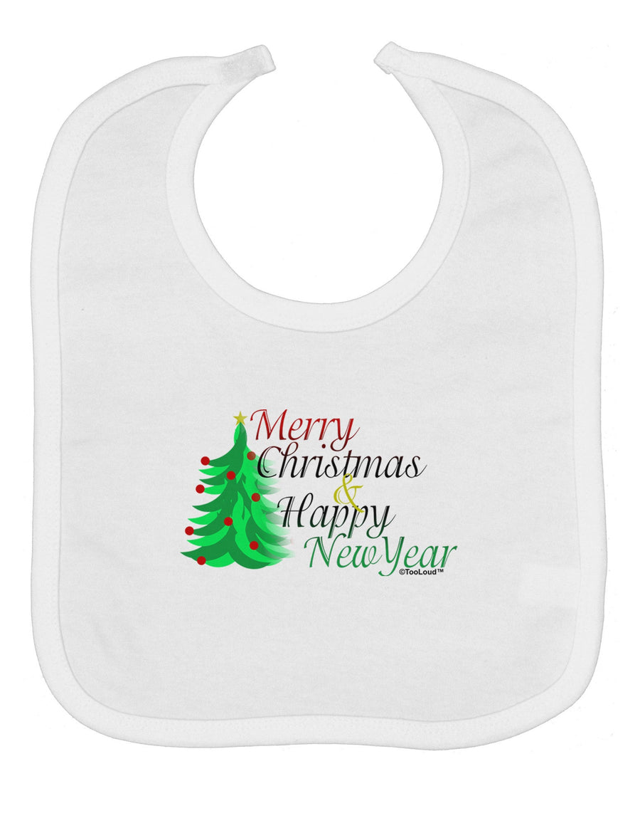 Merry Christmas & Happy New Year Baby Bib