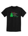 Merry Christmas & Happy New Year Childrens Dark T-Shirt-Childrens T-Shirt-TooLoud-Black-X-Small-Davson Sales