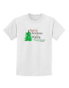 Merry Christmas & Happy New Year Childrens T-Shirt-Childrens T-Shirt-TooLoud-White-X-Small-Davson Sales