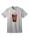 Merry Christmas Latte Cup Adult T-Shirt-Mens T-Shirt-TooLoud-AshGray-Small-Davson Sales