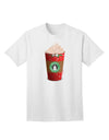 Merry Christmas Latte Cup Adult T-Shirt-Mens T-Shirt-TooLoud-White-Small-Davson Sales