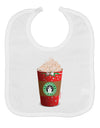 Merry Christmas Latte Cup Baby Bib