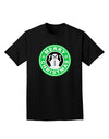 Merry Christmas Latte Logo Adult Dark T-Shirt-Mens T-Shirt-TooLoud-Black-Small-Davson Sales