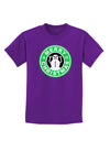 Merry Christmas Latte Logo Childrens Dark T-Shirt-Childrens T-Shirt-TooLoud-Purple-X-Small-Davson Sales