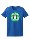 Merry Christmas Latte Logo Womens Dark T-Shirt-TooLoud-Royal-Blue-X-Small-Davson Sales