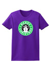 Merry Christmas Latte Logo Womens Dark T-Shirt-TooLoud-Purple-X-Small-Davson Sales