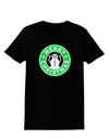 Merry Christmas Latte Logo Womens Dark T-Shirt-TooLoud-Black-X-Small-Davson Sales