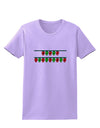 Merry Christmas Lights Red and Green Womens T-Shirt-Womens T-Shirt-TooLoud-Lavender-X-Small-Davson Sales