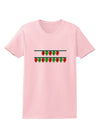 Merry Christmas Lights Red and Green Womens T-Shirt-Womens T-Shirt-TooLoud-PalePink-X-Small-Davson Sales