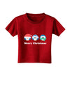 Merry Christmas Penguins See Hear Speak No Evil Toddler T-Shirt Dark-Toddler T-Shirt-TooLoud-Clover-Green-2T-Davson Sales