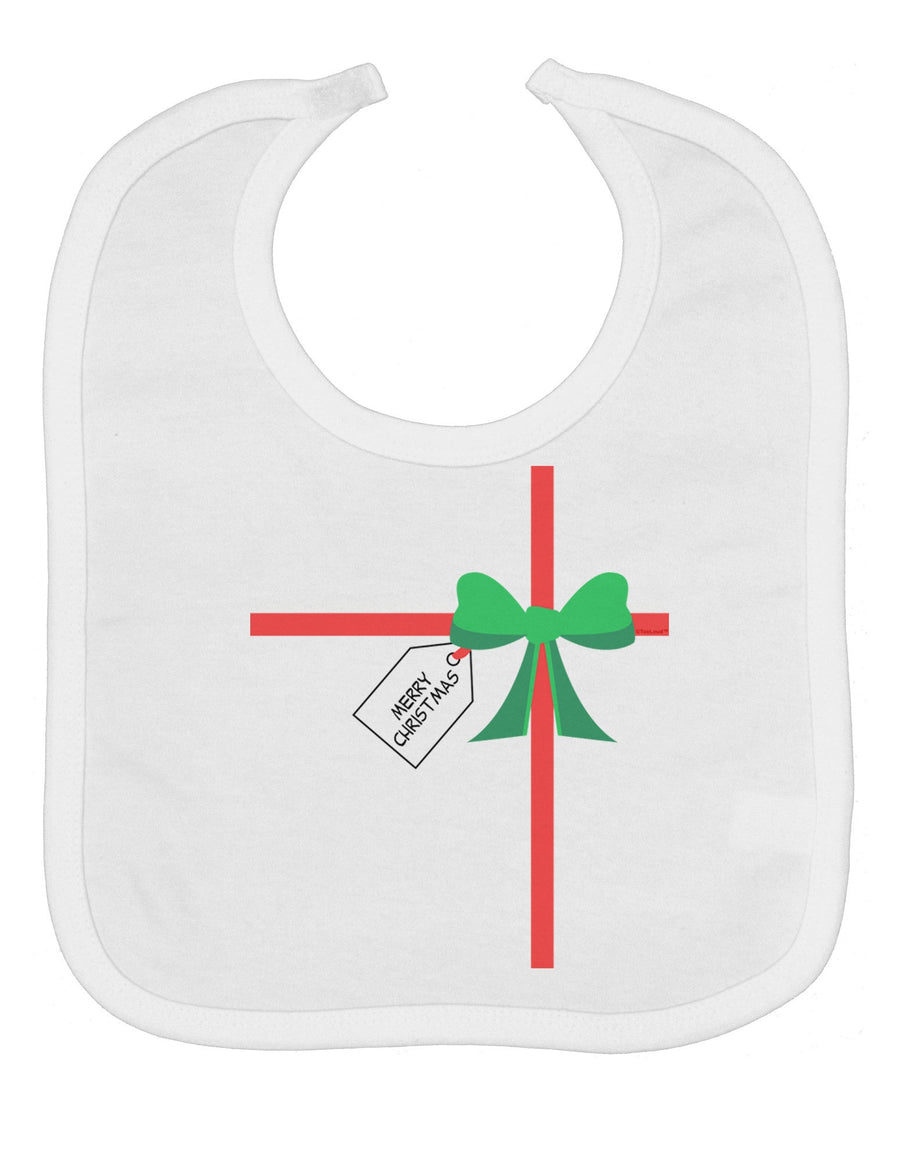 Merry Christmas Present Gift Baby Bib