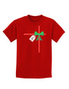 Merry Christmas Present Gift Childrens Dark T-Shirt-Childrens T-Shirt-TooLoud-Red-X-Small-Davson Sales