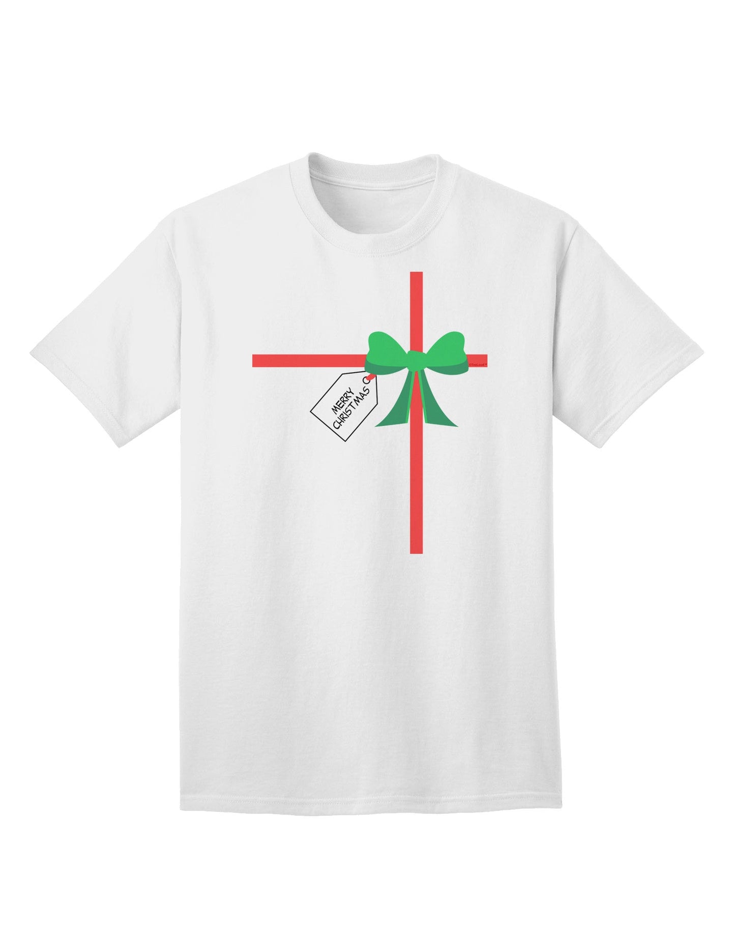 Merry Christmas Present Gift - Premium Adult T-Shirt Collection-Mens T-shirts-TooLoud-White-Small-Davson Sales