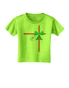 Merry Christmas Present Gift Toddler T-Shirt-Toddler T-Shirt-TooLoud-Lime-Green-2T-Davson Sales