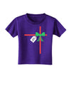 Merry Christmas Present Gift Toddler T-Shirt Dark-Toddler T-Shirt-TooLoud-Purple-2T-Davson Sales