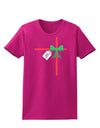 Merry Christmas Present Gift Womens Dark T-Shirt-TooLoud-Hot-Pink-Small-Davson Sales