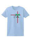 Merry Christmas Present Gift Womens T-Shirt-Womens T-Shirt-TooLoud-Light-Blue-X-Small-Davson Sales