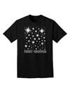 Merry Christmas Shining Night Stars Adult Dark T-Shirt-Mens T-Shirt-TooLoud-Black-Small-Davson Sales