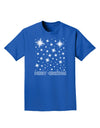 Merry Christmas Shining Night Stars Adult Dark T-Shirt-Mens T-Shirt-TooLoud-Royal-Blue-Small-Davson Sales