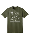 Merry Christmas Shining Night Stars Adult Dark T-Shirt-Mens T-Shirt-TooLoud-Military-Green-Small-Davson Sales