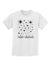 Merry Christmas Shining Night Stars Childrens T-Shirt-Childrens T-Shirt-TooLoud-White-X-Small-Davson Sales