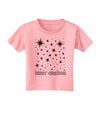 Merry Christmas Shining Night Stars Toddler T-Shirt-Toddler T-Shirt-TooLoud-Candy-Pink-2T-Davson Sales