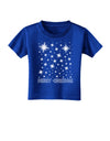 Merry Christmas Shining Night Stars Toddler T-Shirt Dark-Toddler T-Shirt-TooLoud-Red-2T-Davson Sales