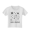 Merry Christmas Shining Night Stars Toddler T-Shirt-Toddler T-Shirt-TooLoud-White-2T-Davson Sales