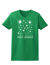 Merry Christmas Shining Night Stars Womens Dark T-Shirt-TooLoud-Kelly-Green-X-Small-Davson Sales