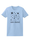 Merry Christmas Shining Night Stars Womens T-Shirt-Womens T-Shirt-TooLoud-Light-Blue-X-Small-Davson Sales